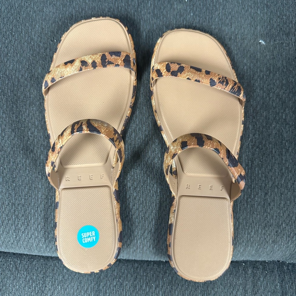 Reef Animal Print Comfort Sandals